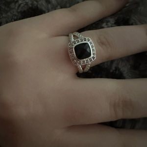 BLACK ONYX 925 DY RING